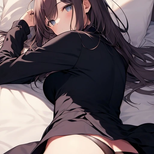침대 위
