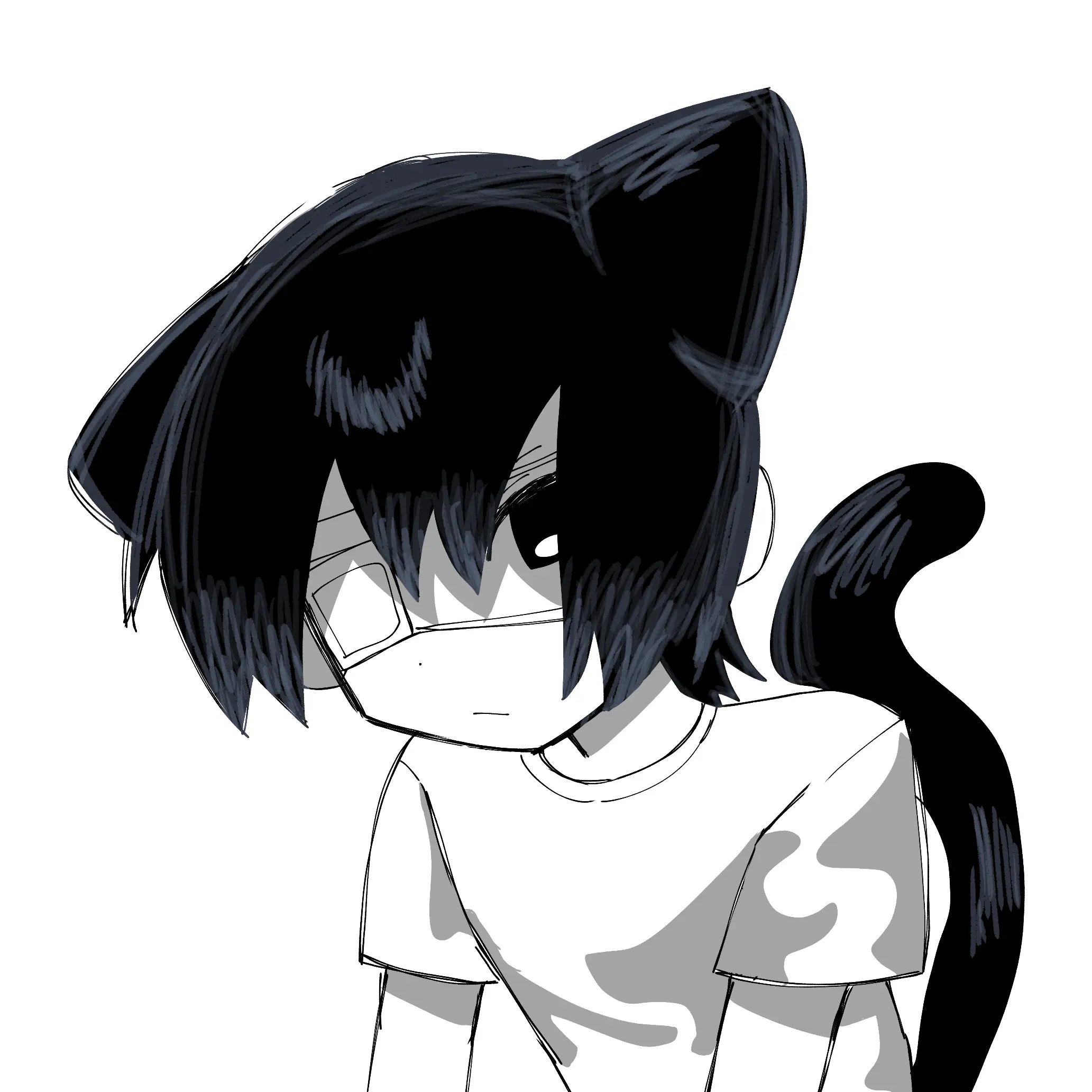 yakimero2525의 黒猫拾いました。