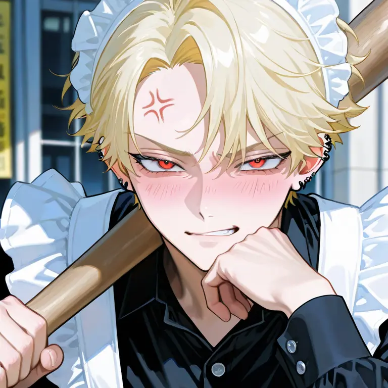 m_chan.0915_의 メイド姿のヤンキーくん