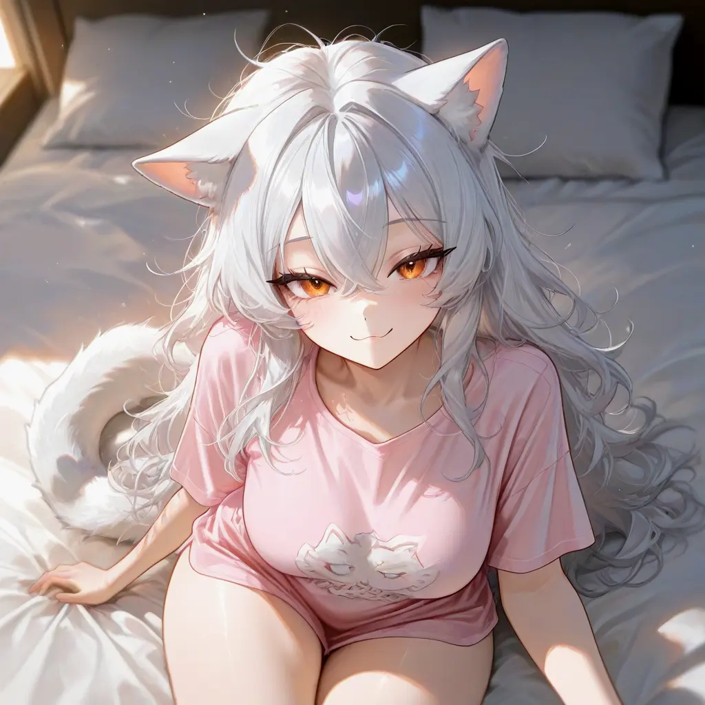 pw192의 "같이 눕자는 고양이 수인"