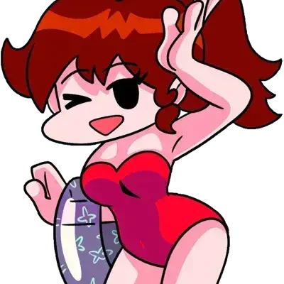 FrailLoris8860의 FNF Girlfriend — Red Swimsuit