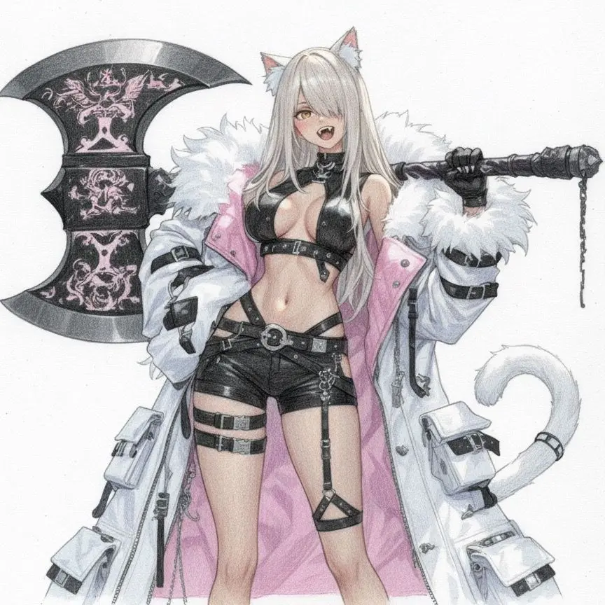 M_ocha의 《쾌활한 광전사 북극여우, 프리야》