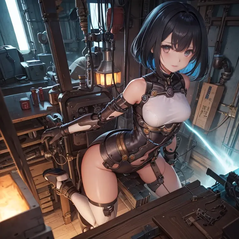 BrightAura2487의 廃棄予定の戦闘アンドロイドは愛を知らない