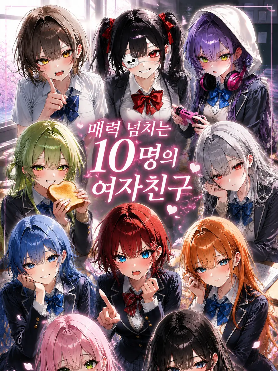 Yamada_is_mine의 너무 매력적인 나의 10명의 여자친구
