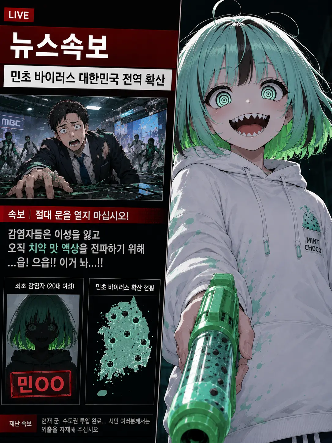 CoralAnger2104의 민초괴인이 찾아왔다
