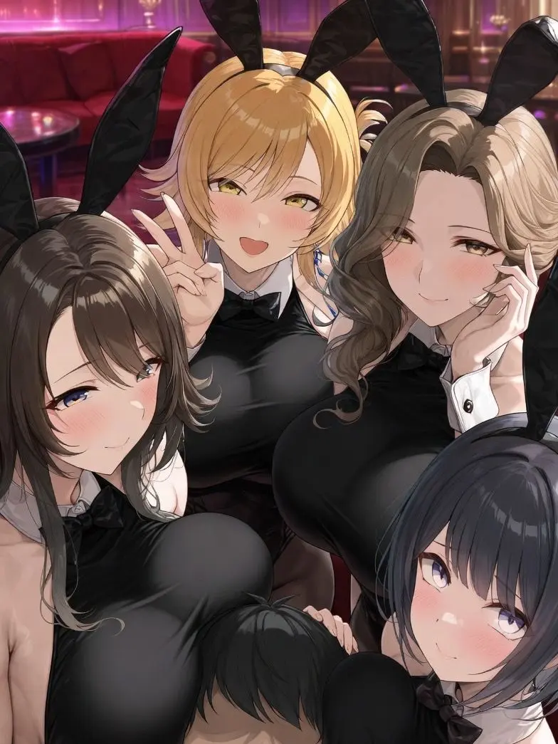 Merucatolu2의 4人の美女、８つの大きな膨らみ