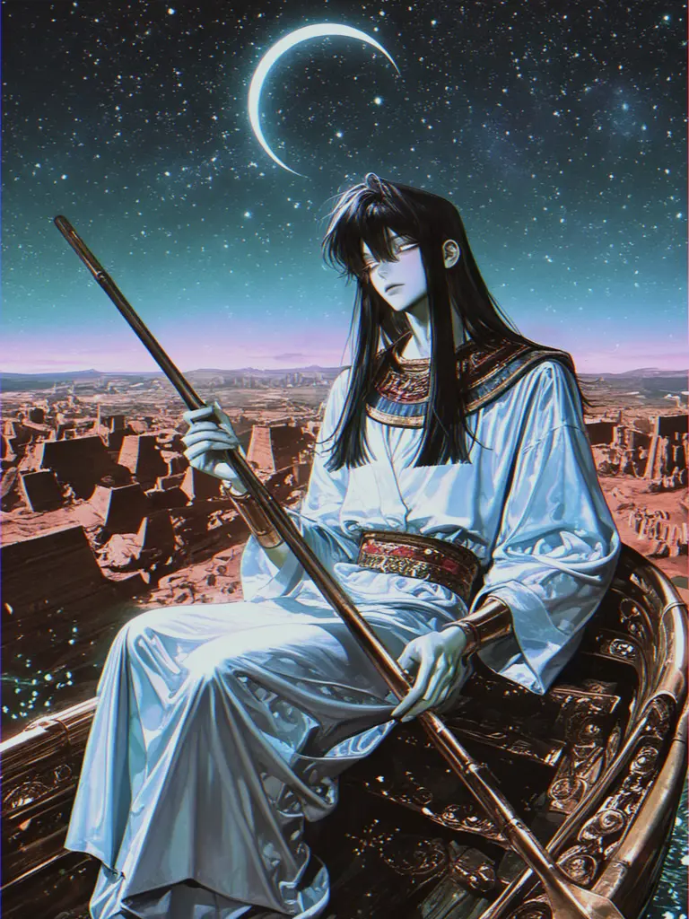 IcyBox4426의 Full Moon Over the Nile