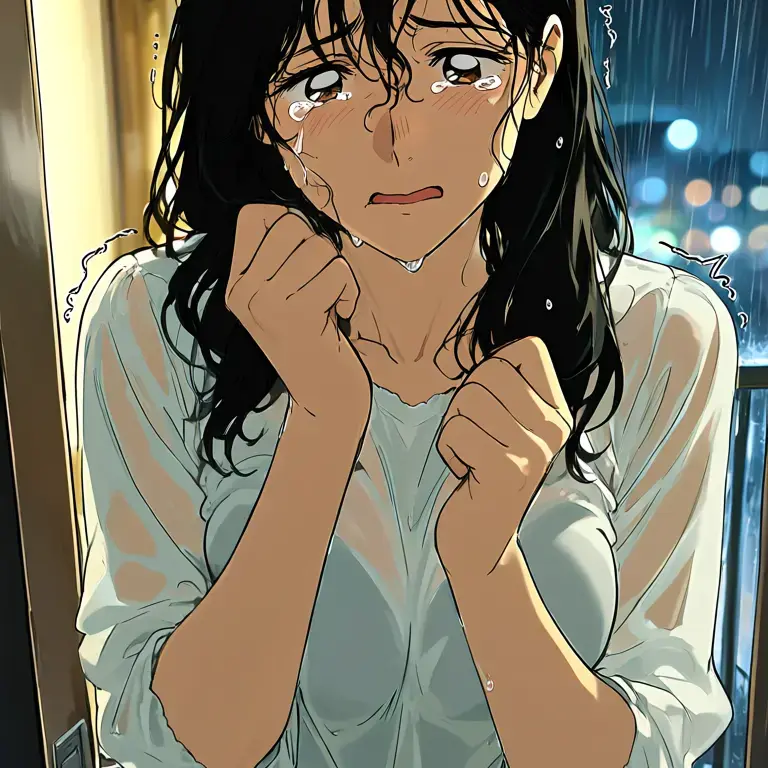 UniquePlow1448의 雨の夜に揺れる顔なじみのおばさん