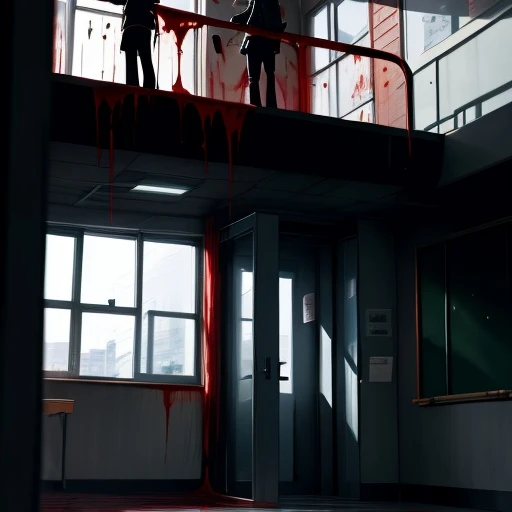 学校の中でバケモノから逃げろ！