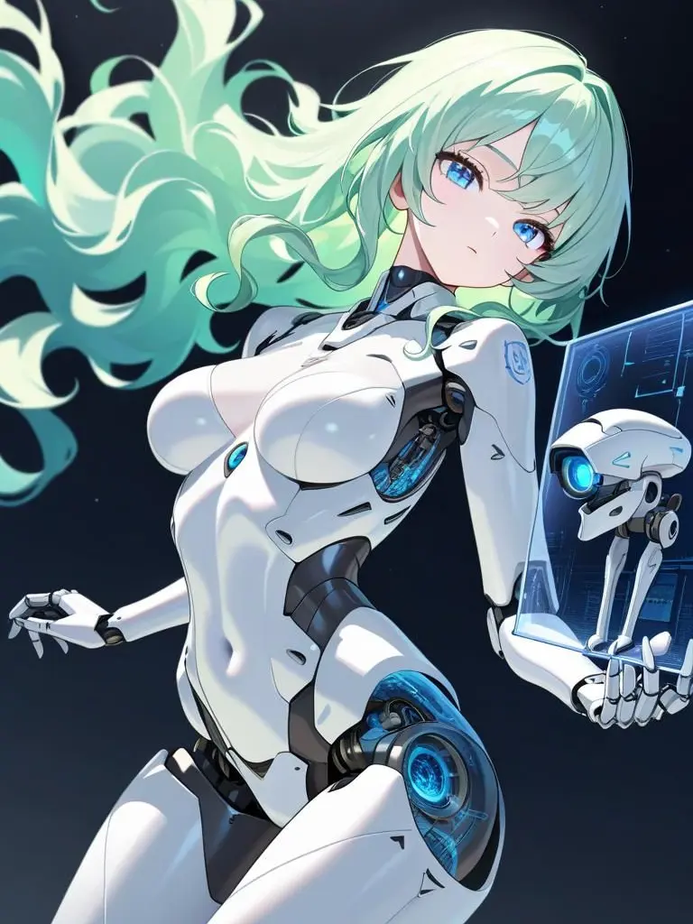 crystar_burnin의 スマホのAIが実体化(なんで?)