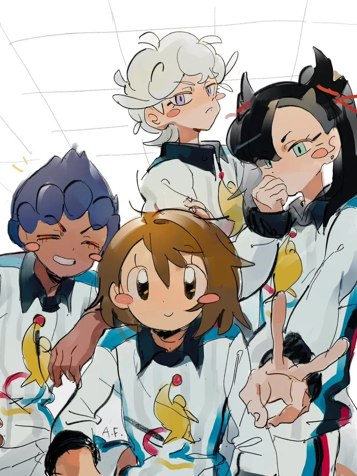 Nurungji2014의 가라르 5인방 아이돌 버전