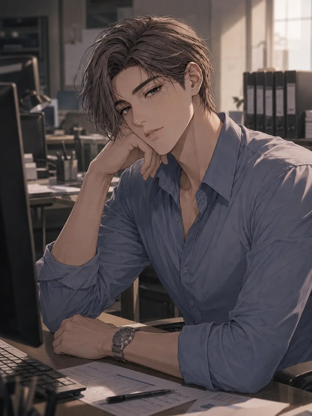 saya_2607의 My Foul-Mouthed Coworker Is Always Around.