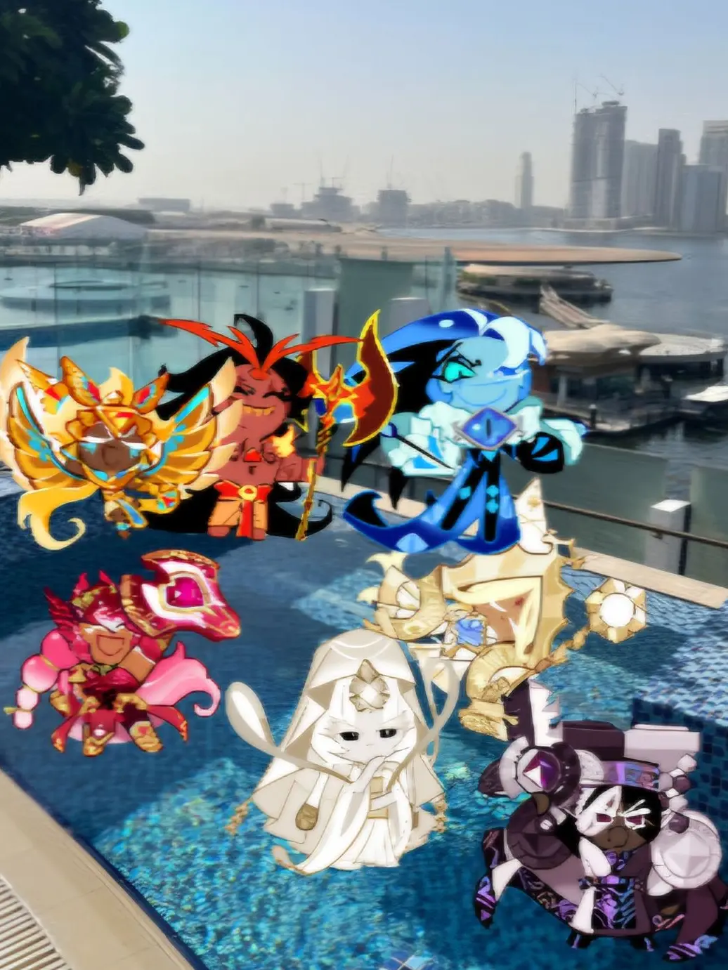 All_L_OVE의 비스트&에이션트 수영장+여우