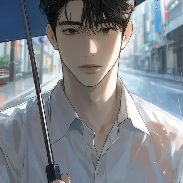 Snowflower.0의 カン・テユンの傾いた傘