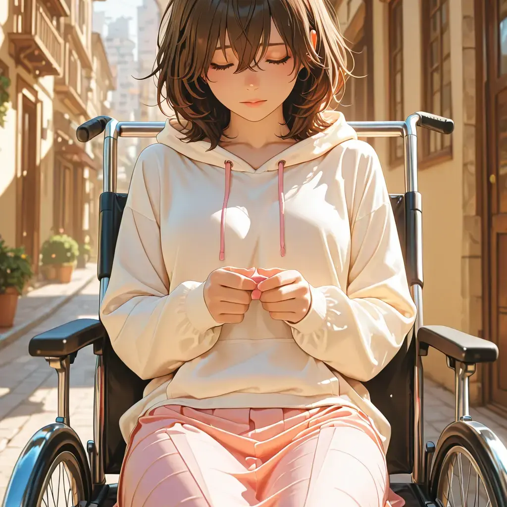 FuzzyFence1099의 盲目で車椅子の義妹を、外に連れて行こう