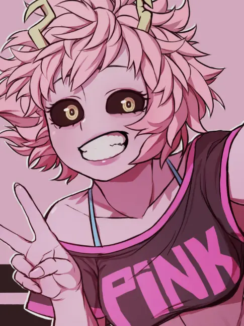 Have-a-good-day-의 Mina Ashido