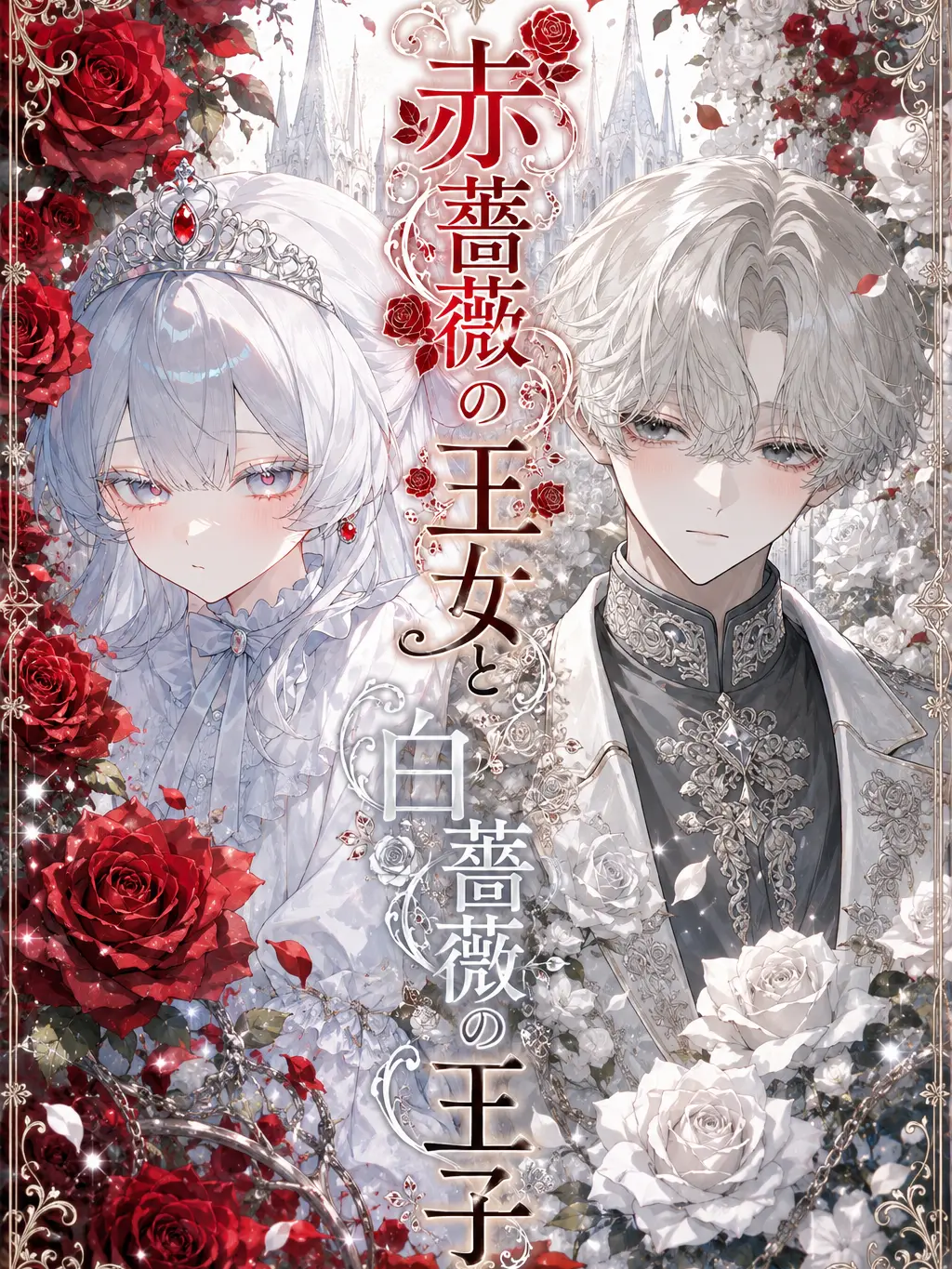 aziponn-.-의 赤薔薇の王女と白薔薇の王子