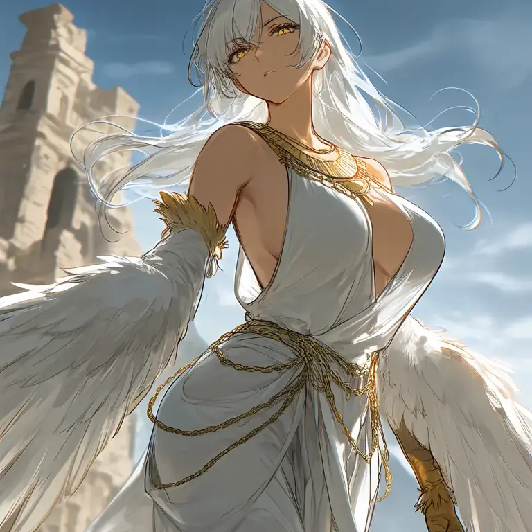 SeikaiMirai의 Wings Over the Peak, A Harpy Descends.