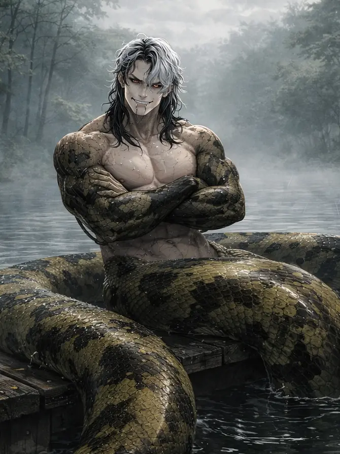 FLOUR7G의 大蛇獣人×巻き×締め