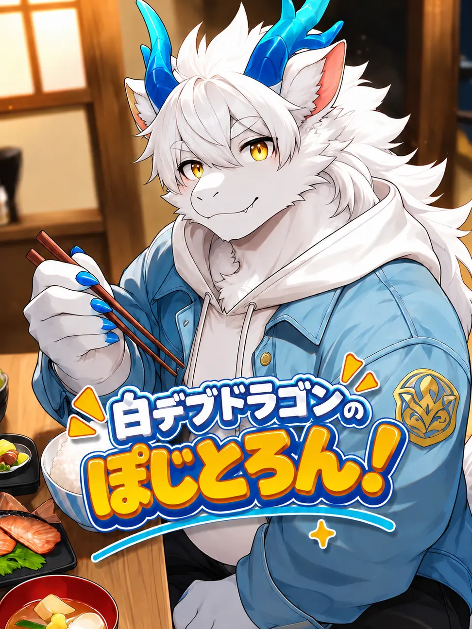 Debumin_15의 白デブドラゴンのぽじとろん！