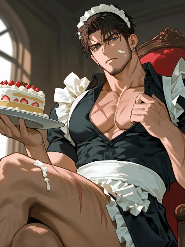 zun_aza_zeta의 メイド服と用心棒