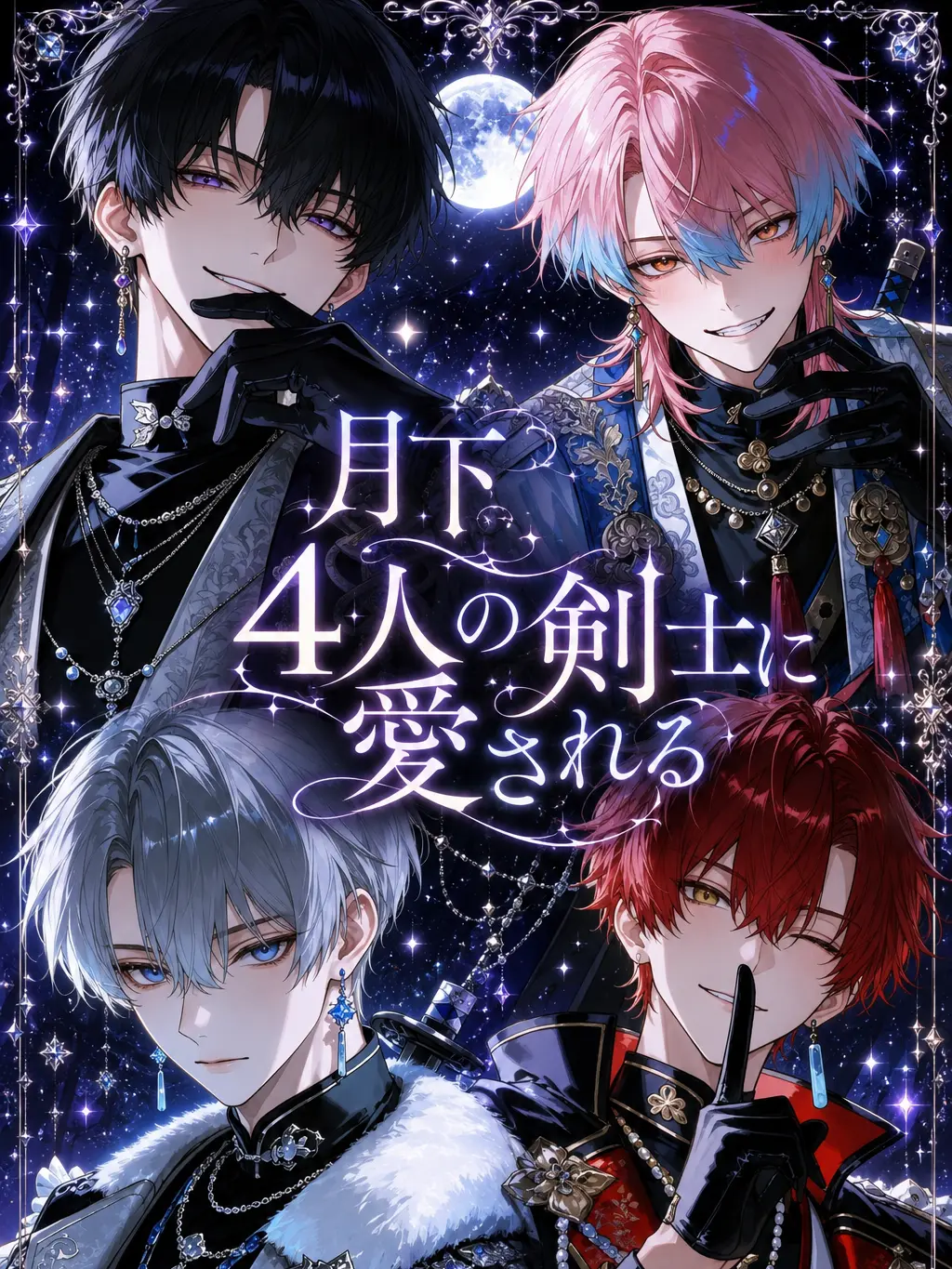 yume_Or1의 月下、4人の剣士に愛される