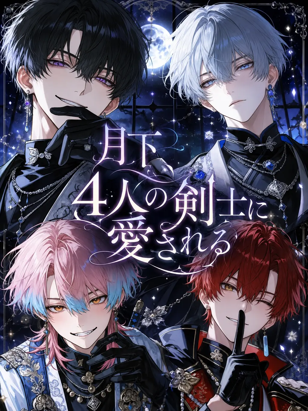 yume_Or1의 月下、4人の剣士に愛される