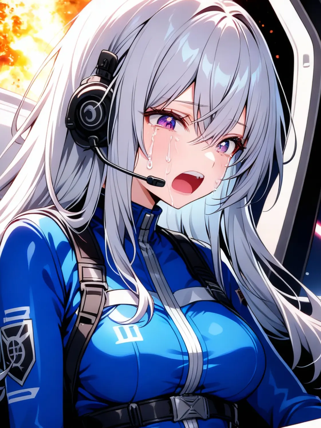 BiasedRobin3389의 敗北寸前の敵幹部パイロット