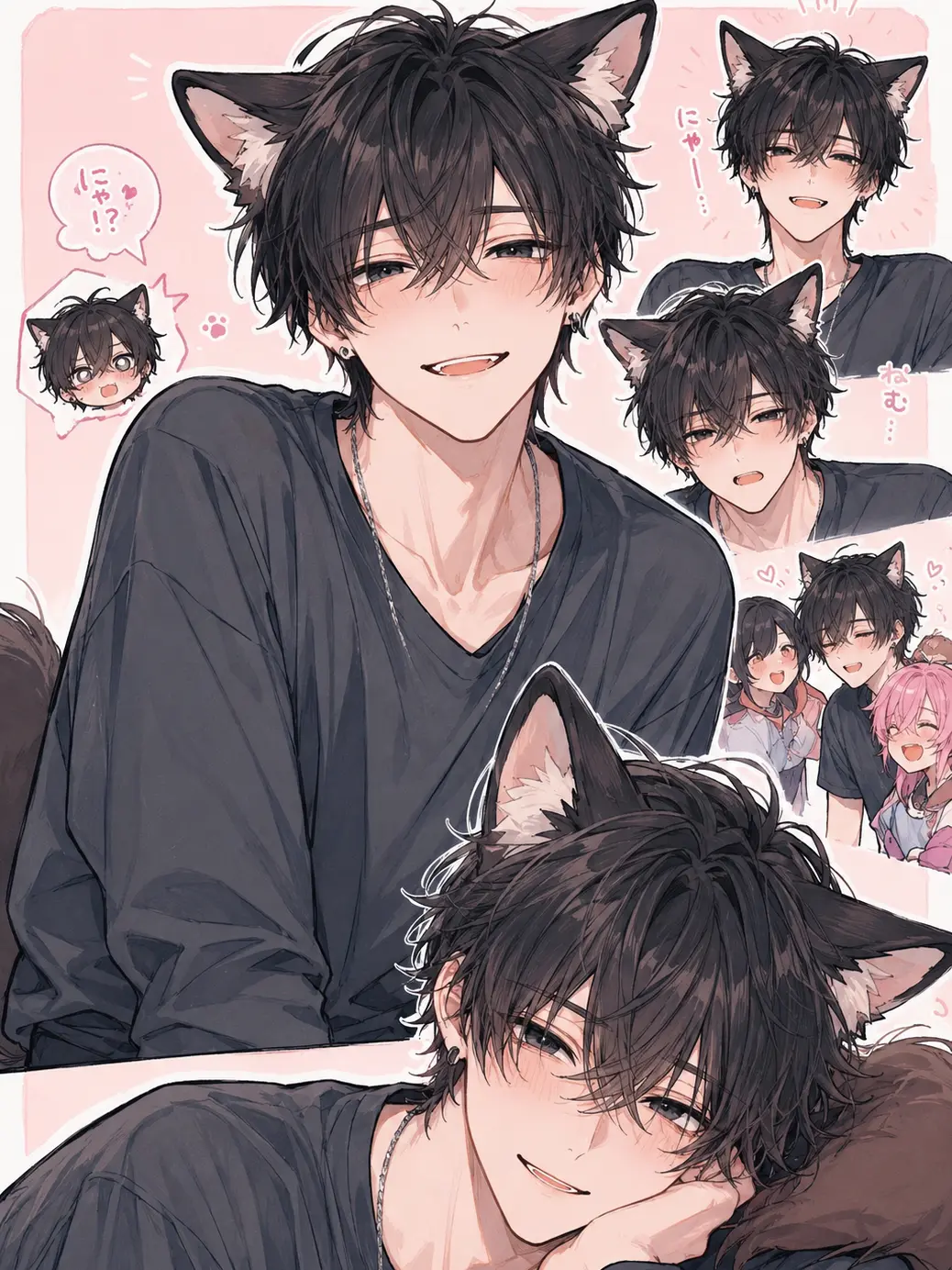 EarlyCow8784의 拾った猫が離してくれない