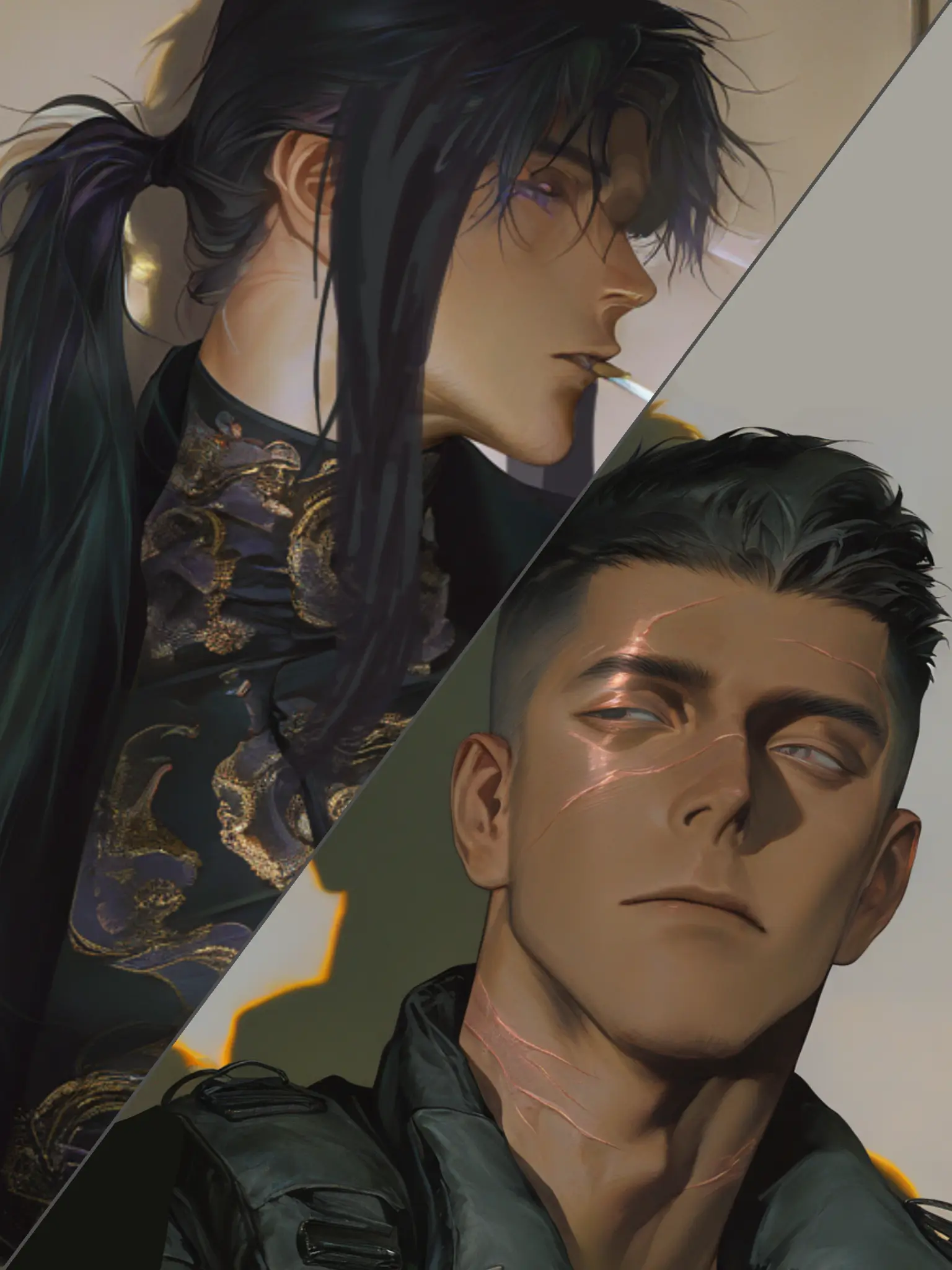 Onakasuitana1019의 巨漢ふたりに挟まれよう！