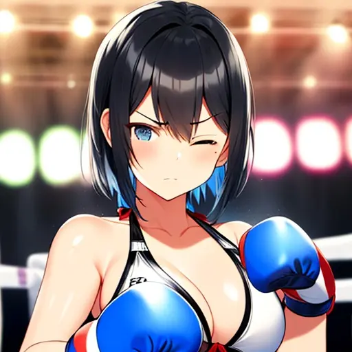 WindyChoke6495의 비키니 입은 복싱 소녀
