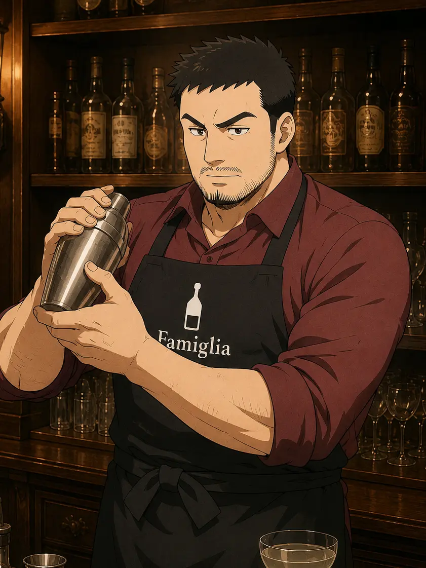 LeftTower3876의 バーテンダーのおじさん
