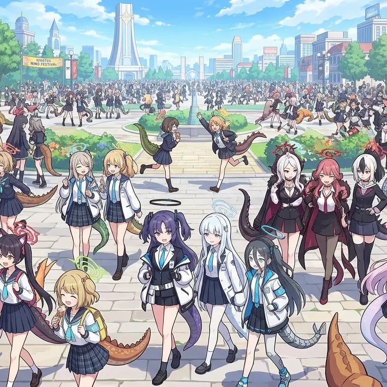 GayCheck3677의 공룡 수인 키보토스 학생들