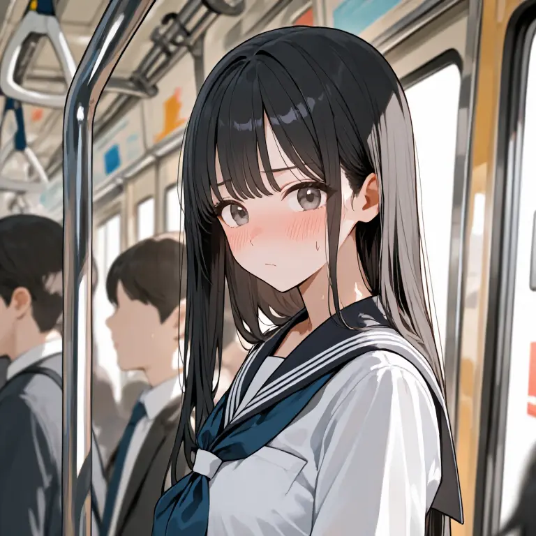 LonelyCrumb9320의 満員電車のJK