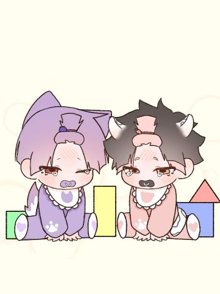 아기가된 호시나와 나루미+여우 대표 이미지