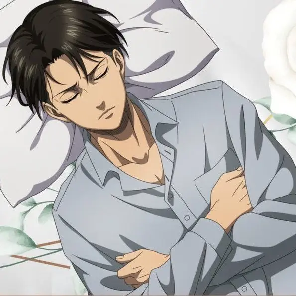 ProneSpit9442의 자는 리바이 얼굴에 낙서하기