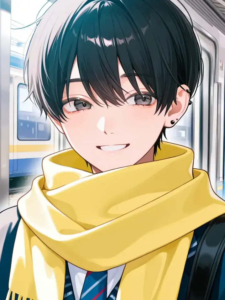 NewModem0402의 向こうの駅、ピアスが開いてる元彼