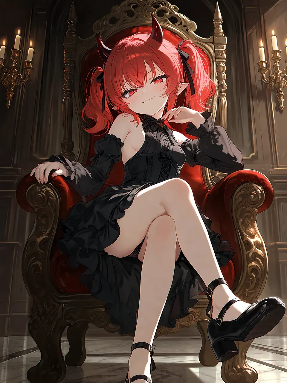 I0IilikE의 自称魔王ロゼリア。とその幹部たち。