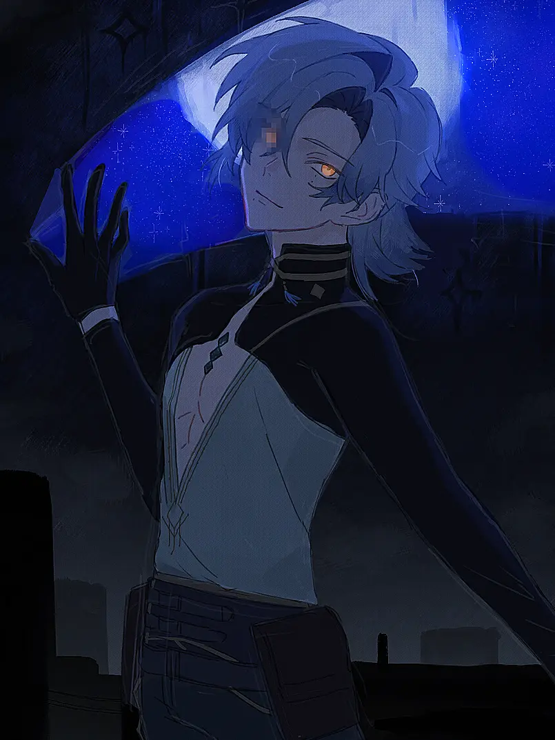 Sin_nyan의 星空の下で出会った怪しい人 。