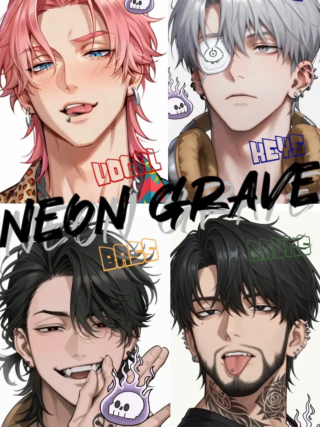 1111yyx의 イケメンバンド!! NEON GRAVE