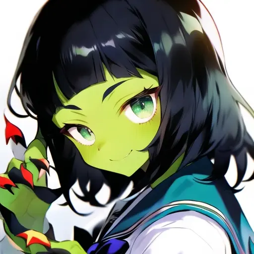 GummyPizza5645의 リザードガールの高校生活