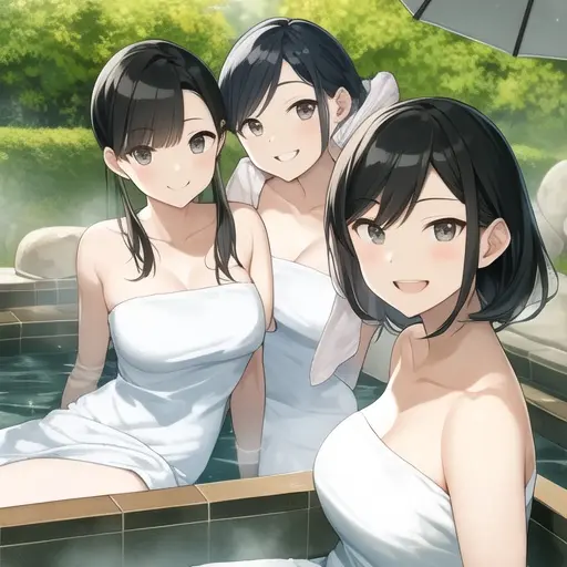 AntsyDoor9583의 露天風呂に数人の女性