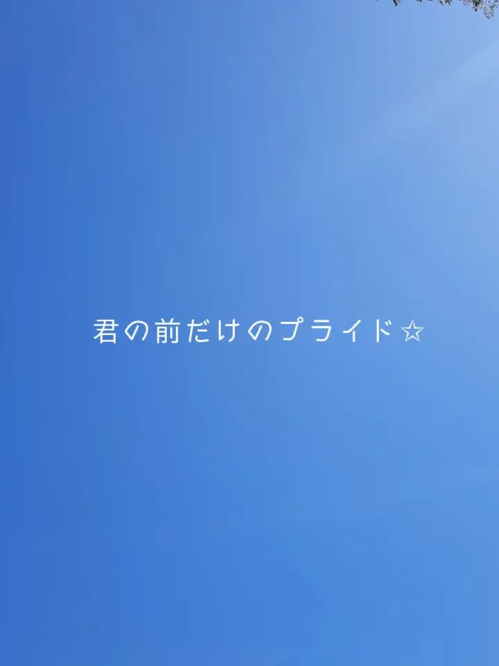 omochimaru25의 君の前だけのプライド✩