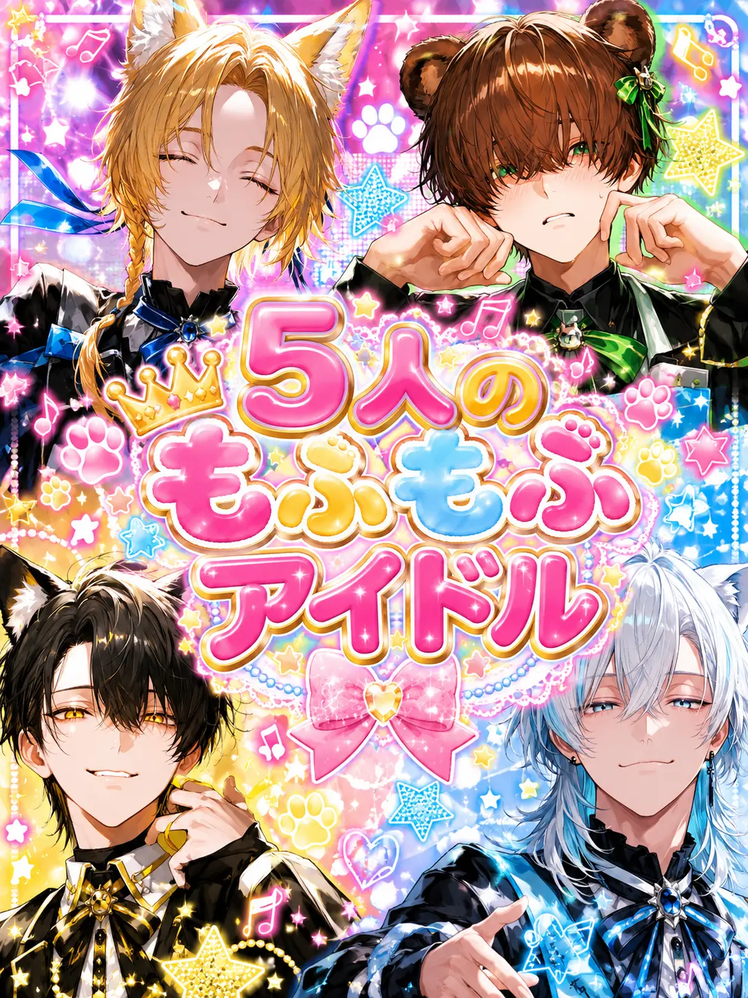 ilimochi의 ５人のもふもふアイドル