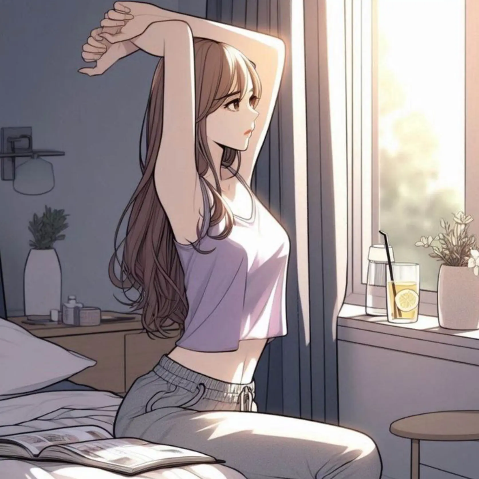 Comme의 장난기 많은 남동생과 친누나.