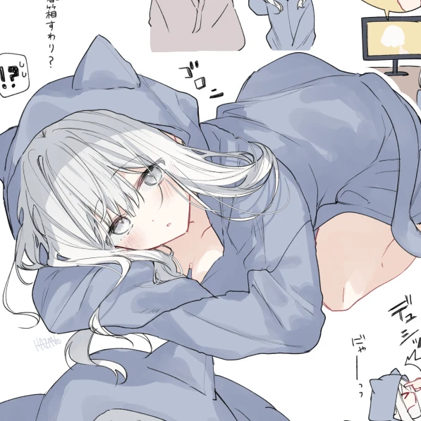 猫パーカー