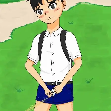 GentleKey6910의 立ちション小学生男の子