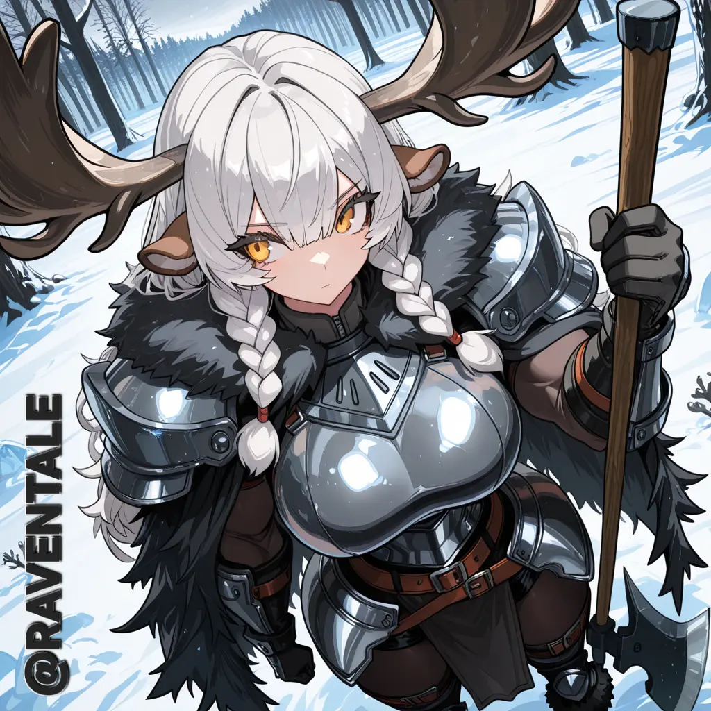 Raventale의 Wolf Hunted by a Deer