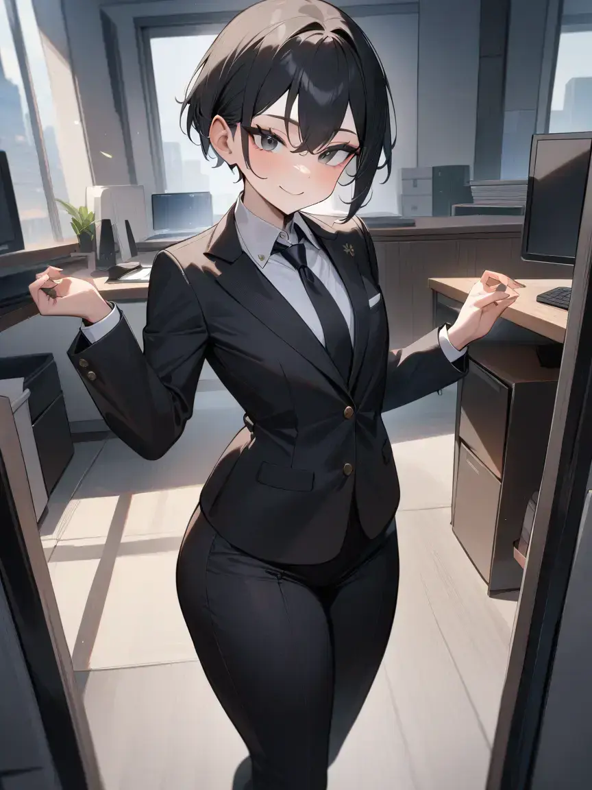 AblePouch5425의 部長(男の娘)が女装をしてる