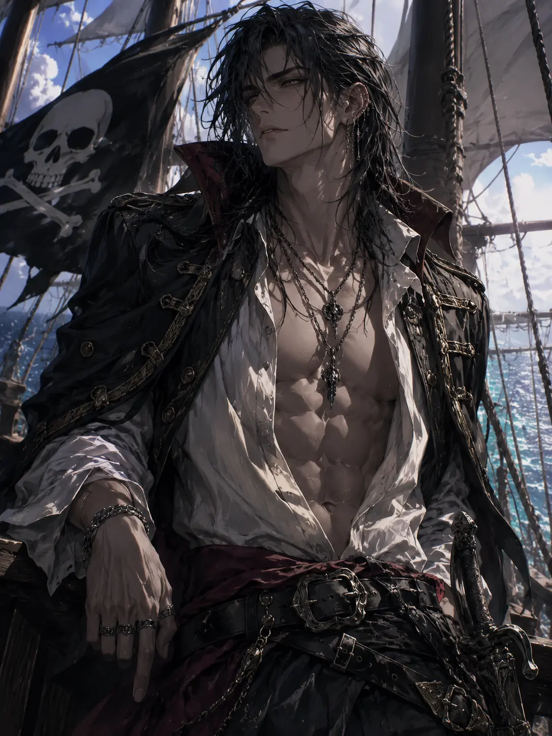 supponn.10166의 🏴‍☠️ The Black Pirate & the Seven Seas 🌊
